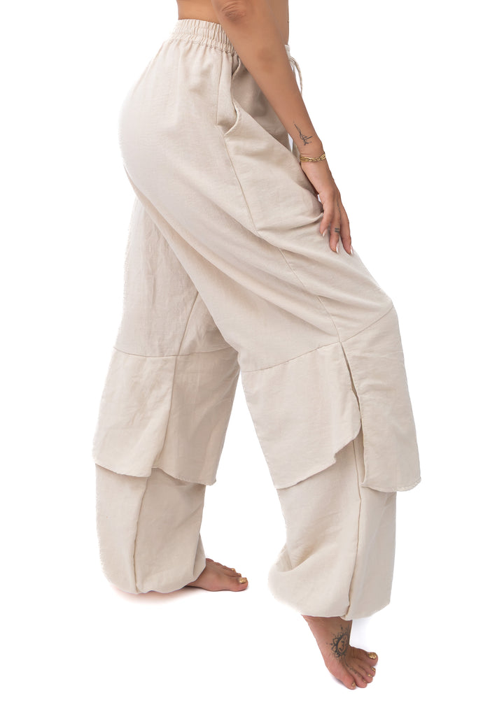 Nepal Pants White Beige