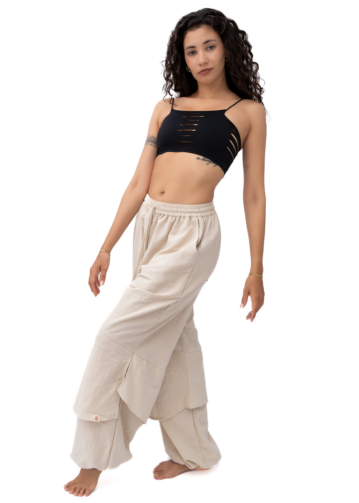 Nepal Pants White Beige