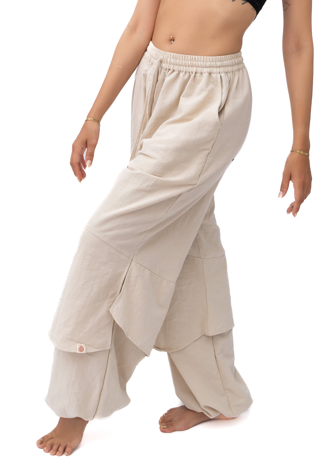 Nepal Pants White Beige