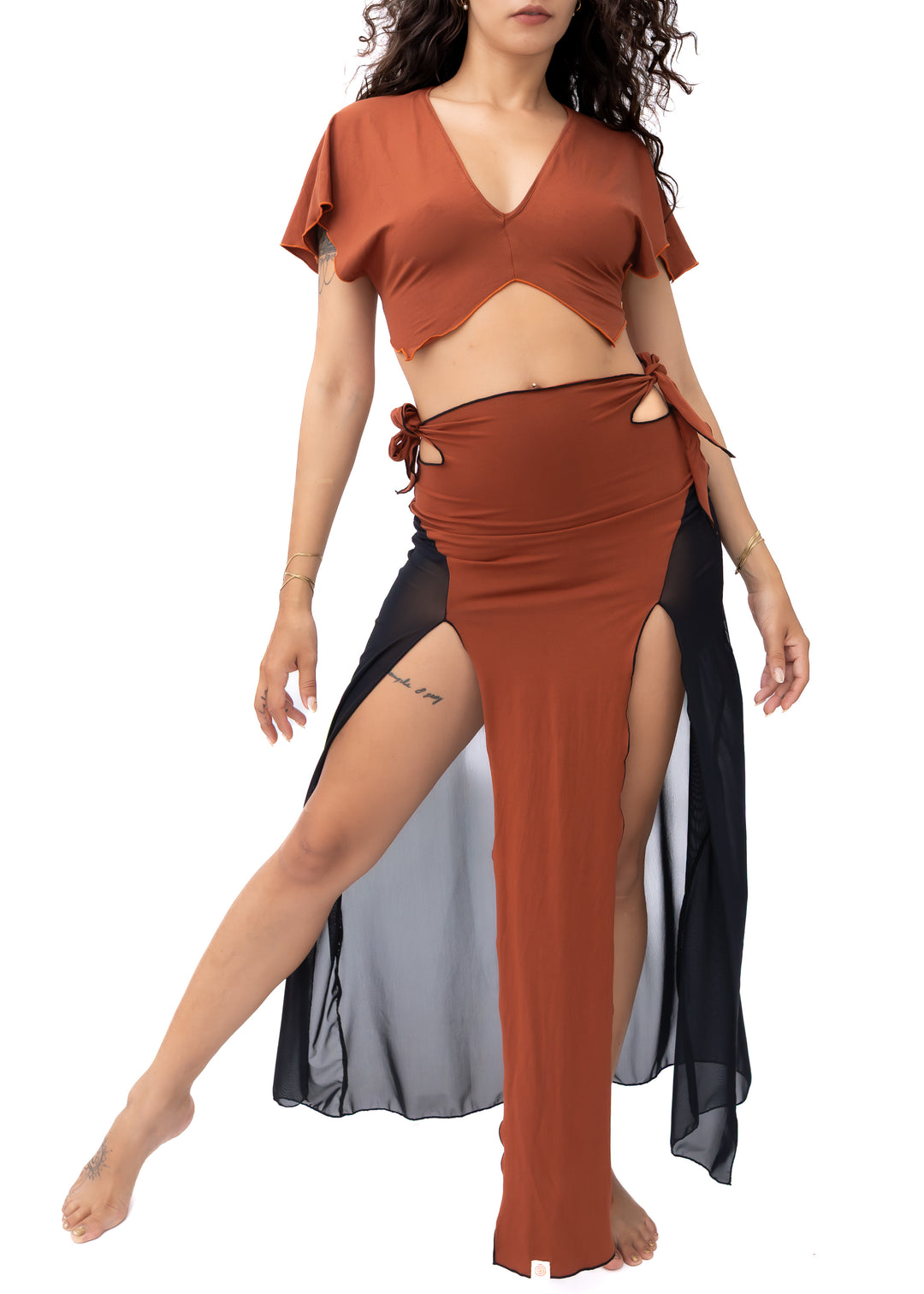 Selva Skirt Kombinasi Mesh