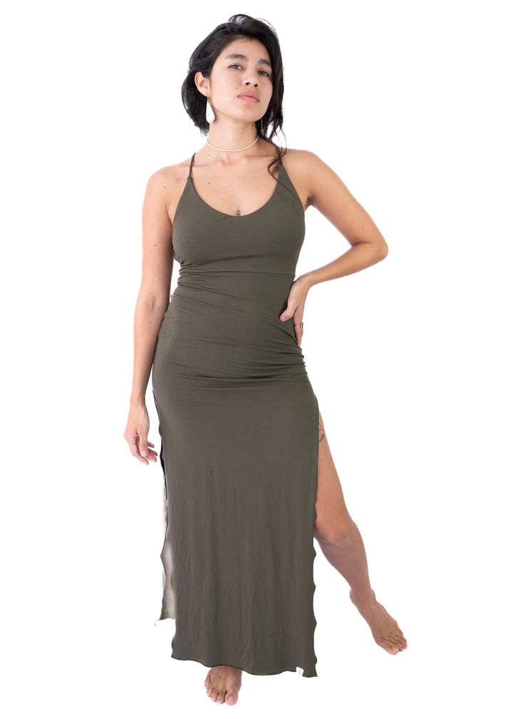 Egipto Dress - Olive Green