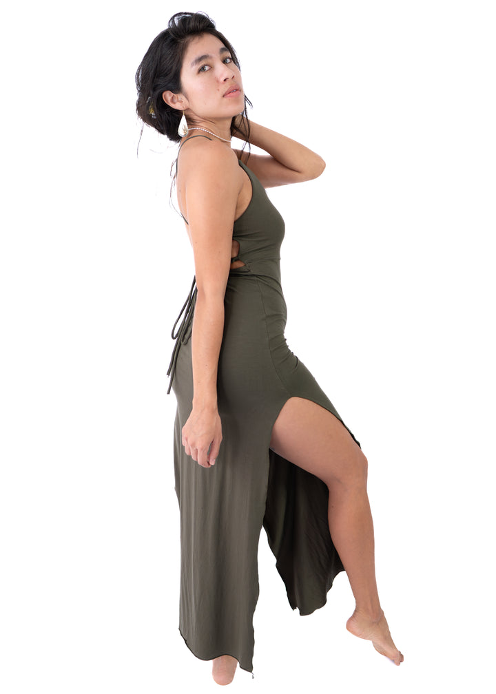 Egipto Dress - Olive Green