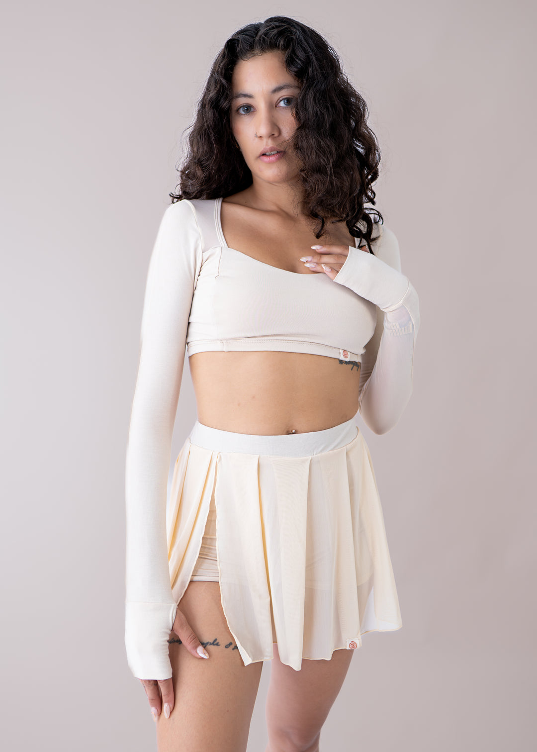 Kayoko Mesh Set - Cream