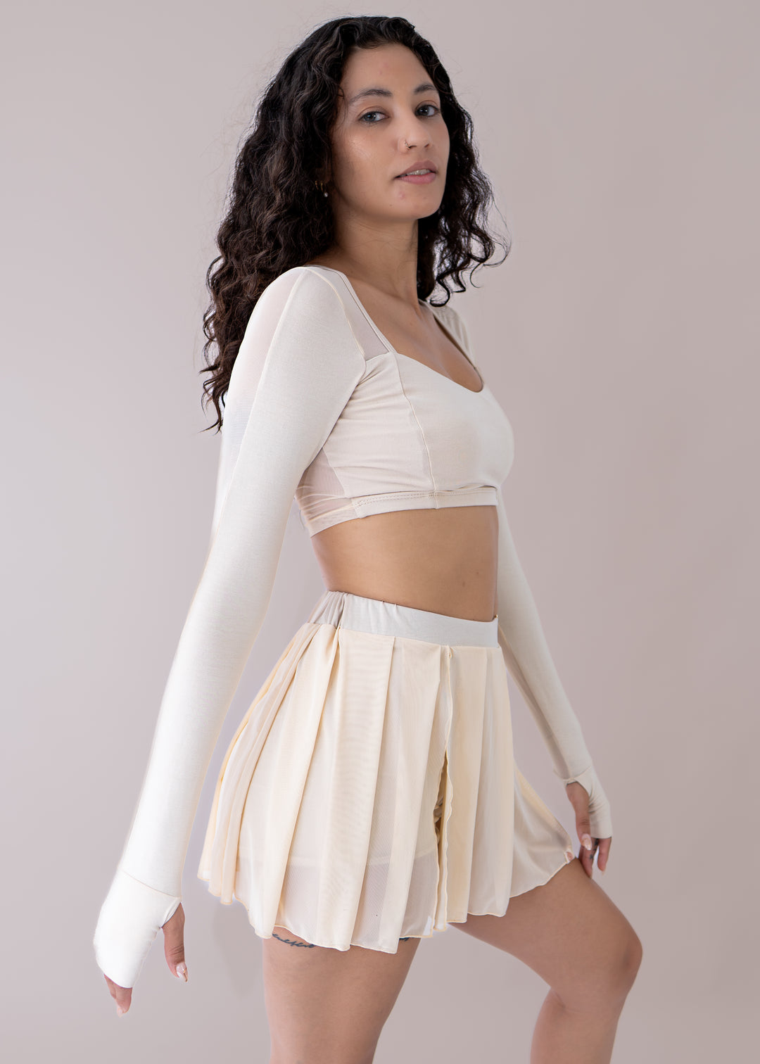 Kayoko Mesh Set - Cream