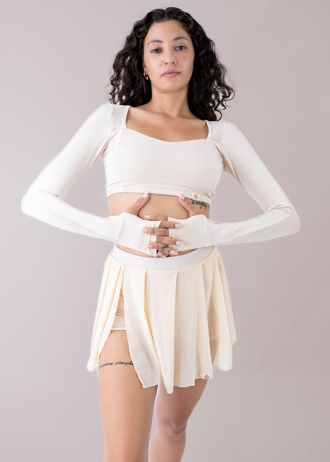 Kayoko Mesh Set - Cream