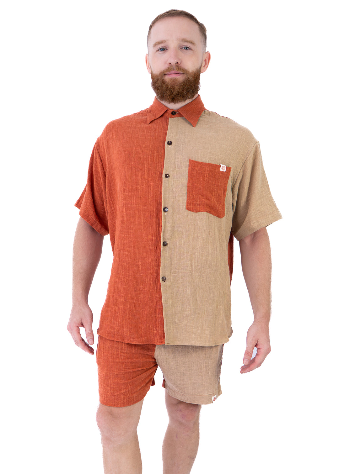 Tijo Set - Kombinasi Beige & Orange