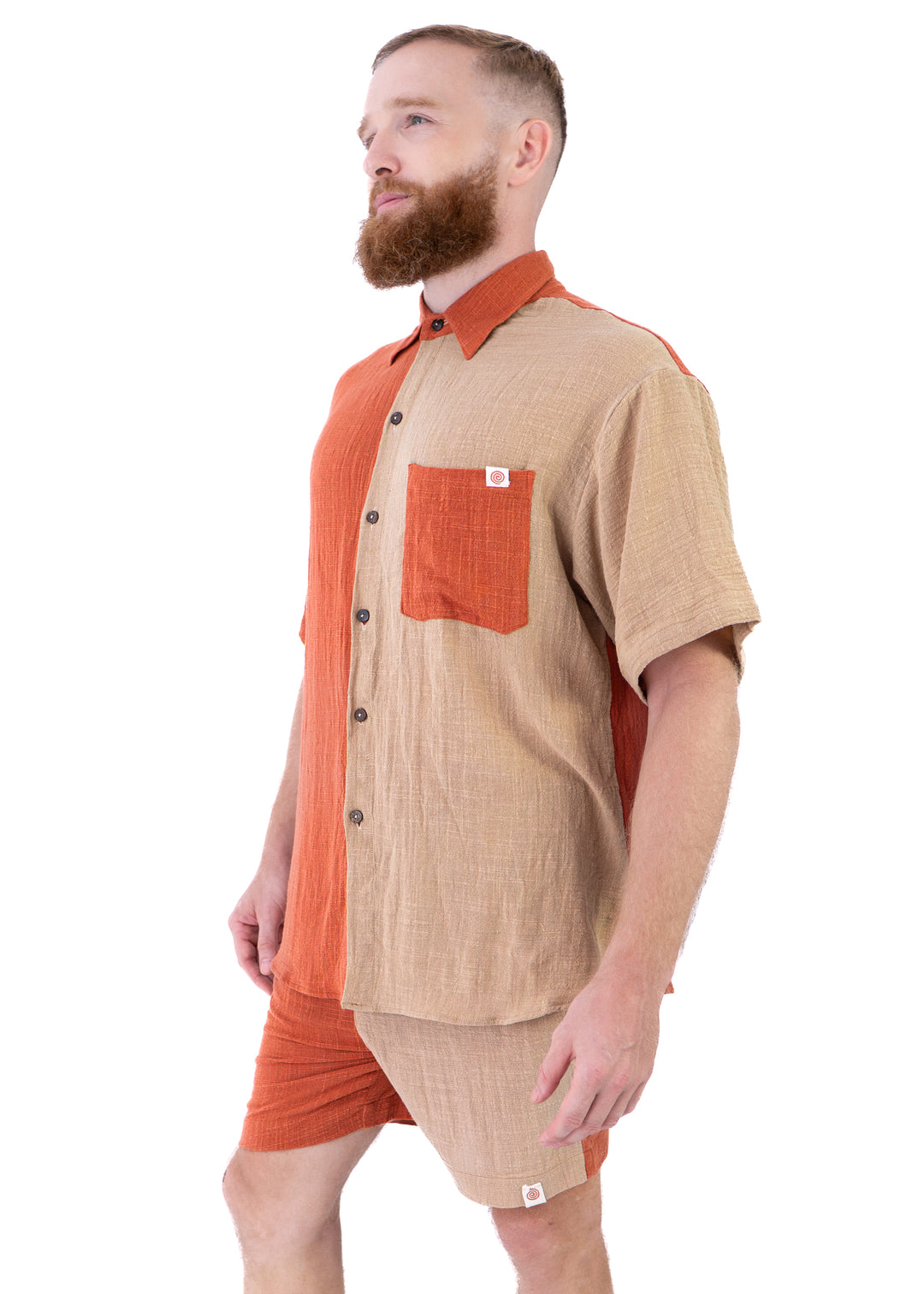 Tijo Set - Kombinasi Beige & Orange