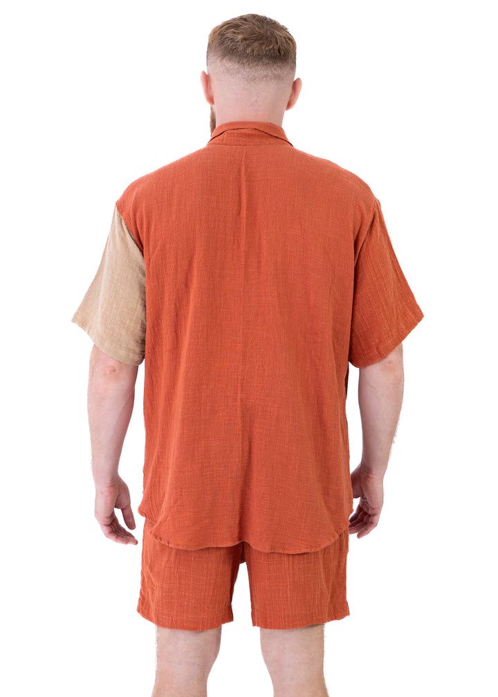 Tijo Set - Kombinasi Beige & Orange