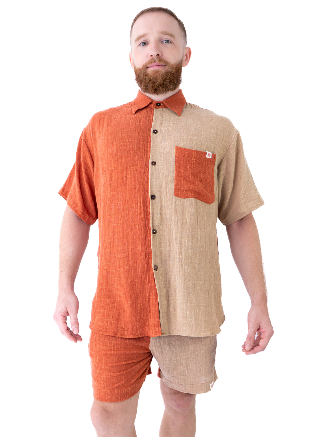 Tijo Set - Kombinasi Beige & Orange