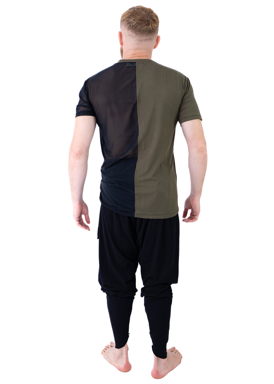 Dua Mesh Tee – Black & Green