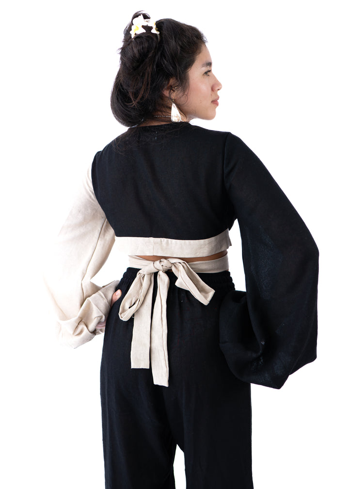 Kathmandu Set – Sand & Black