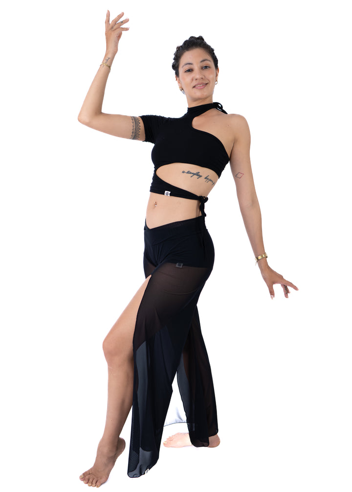 Zig Zag Mesh Set - Black