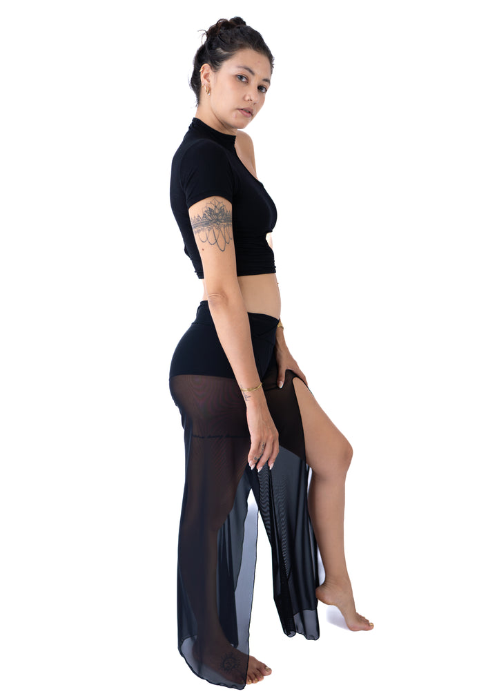 Zig Zag Mesh Set - Black